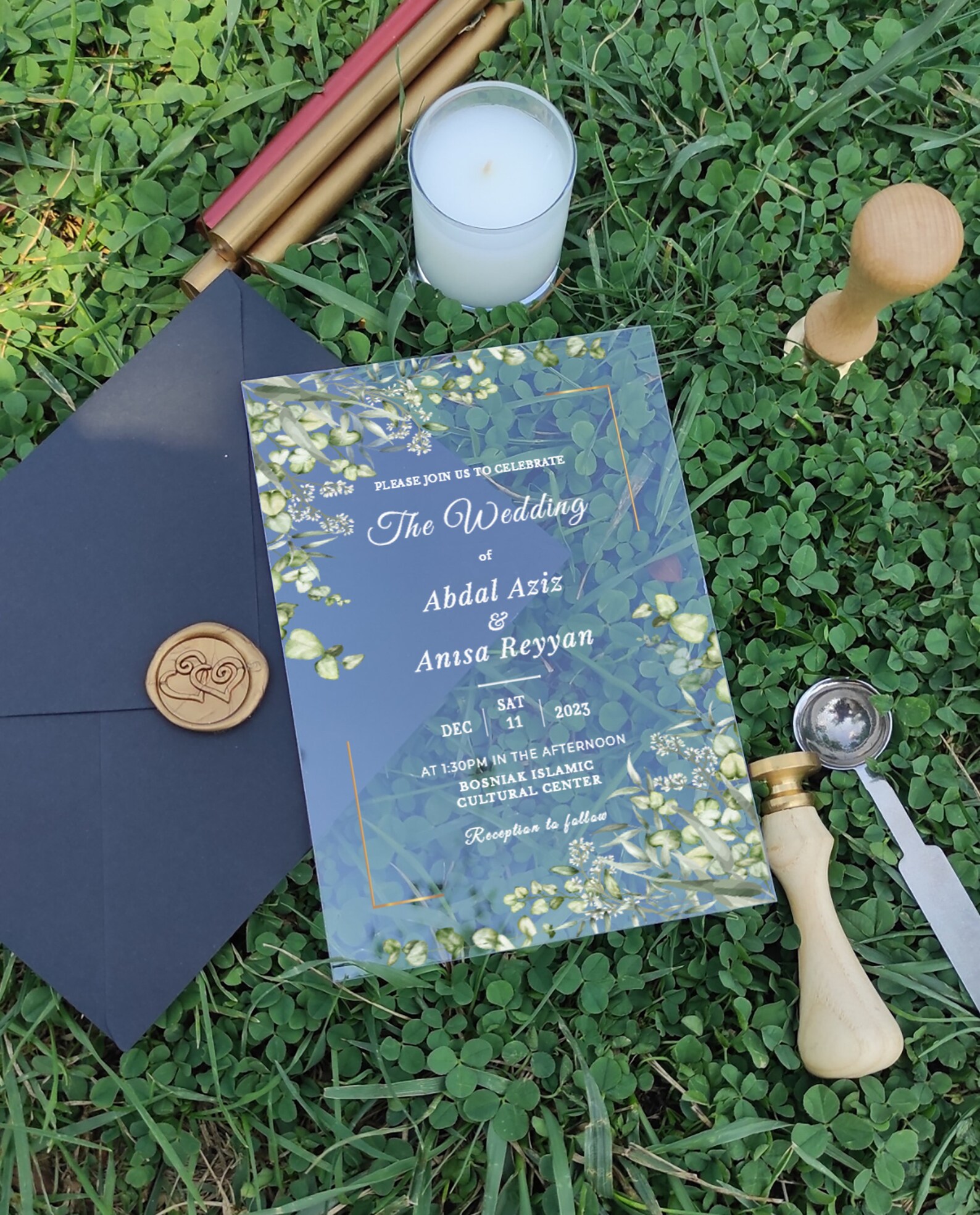 Acrylic Wedding Invitation Acrylic Wedding Invitations Etsy