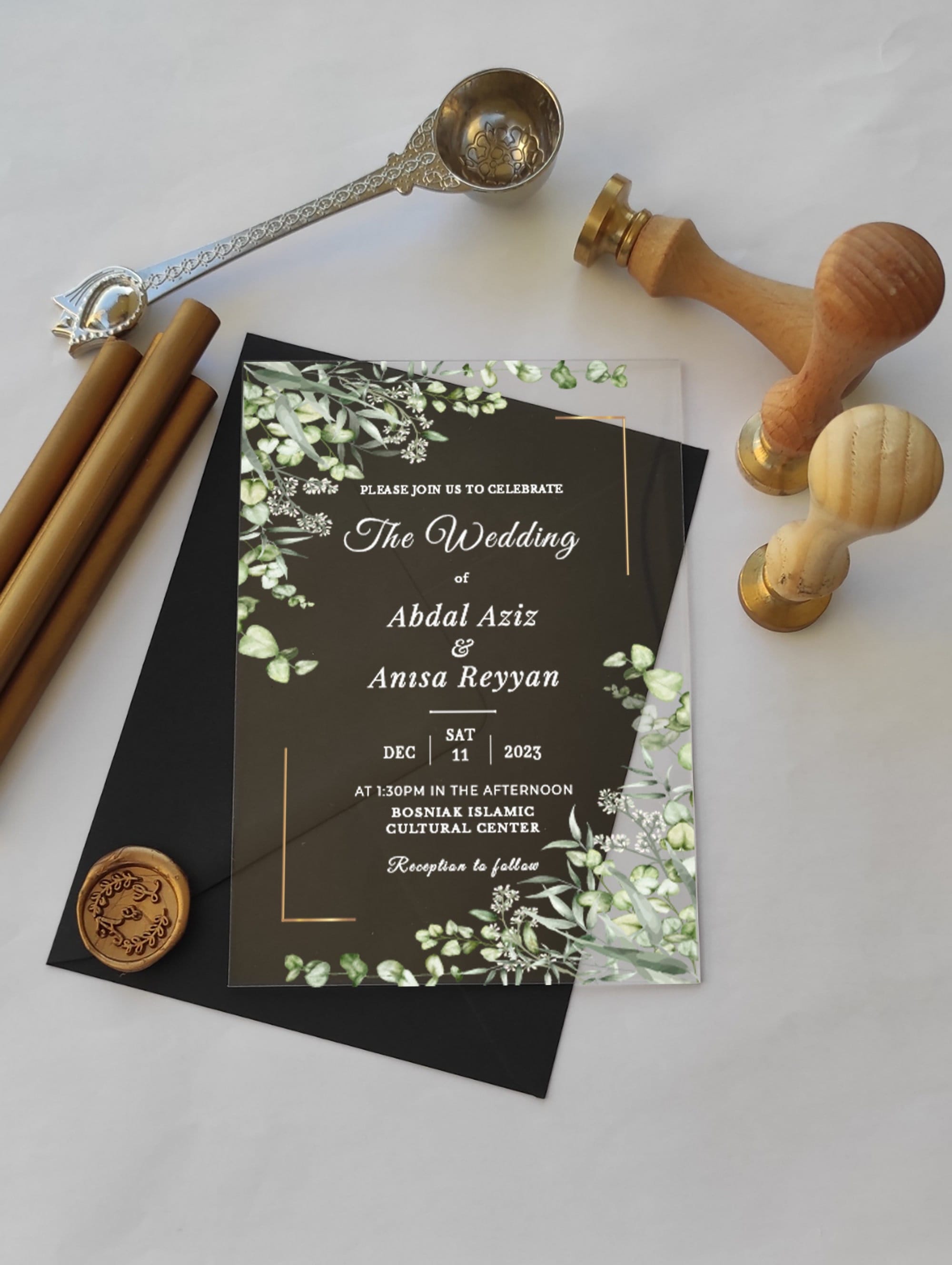 Acrylic Wedding Invitation, Acrylic Wedding Invitations, Elegant Invitation,  Wedding Invitation, Wedding card, Elegant Invitation,