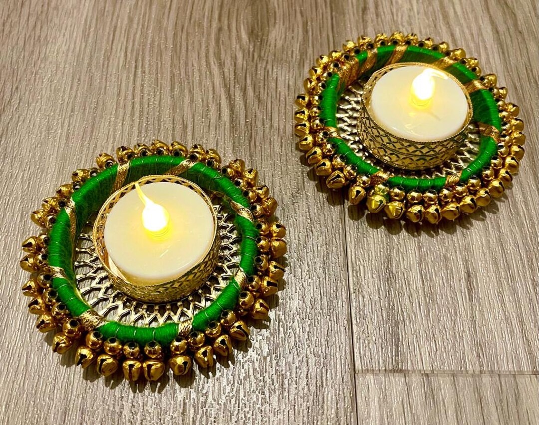 Diwali Diyas tea Light Holders Etsy