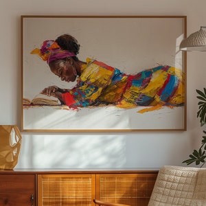 Praying African Woman Digital Printable Wall Art, African Art, Christian Wall Art, Ethnic Art, West African Art, Nigerian Wall Art