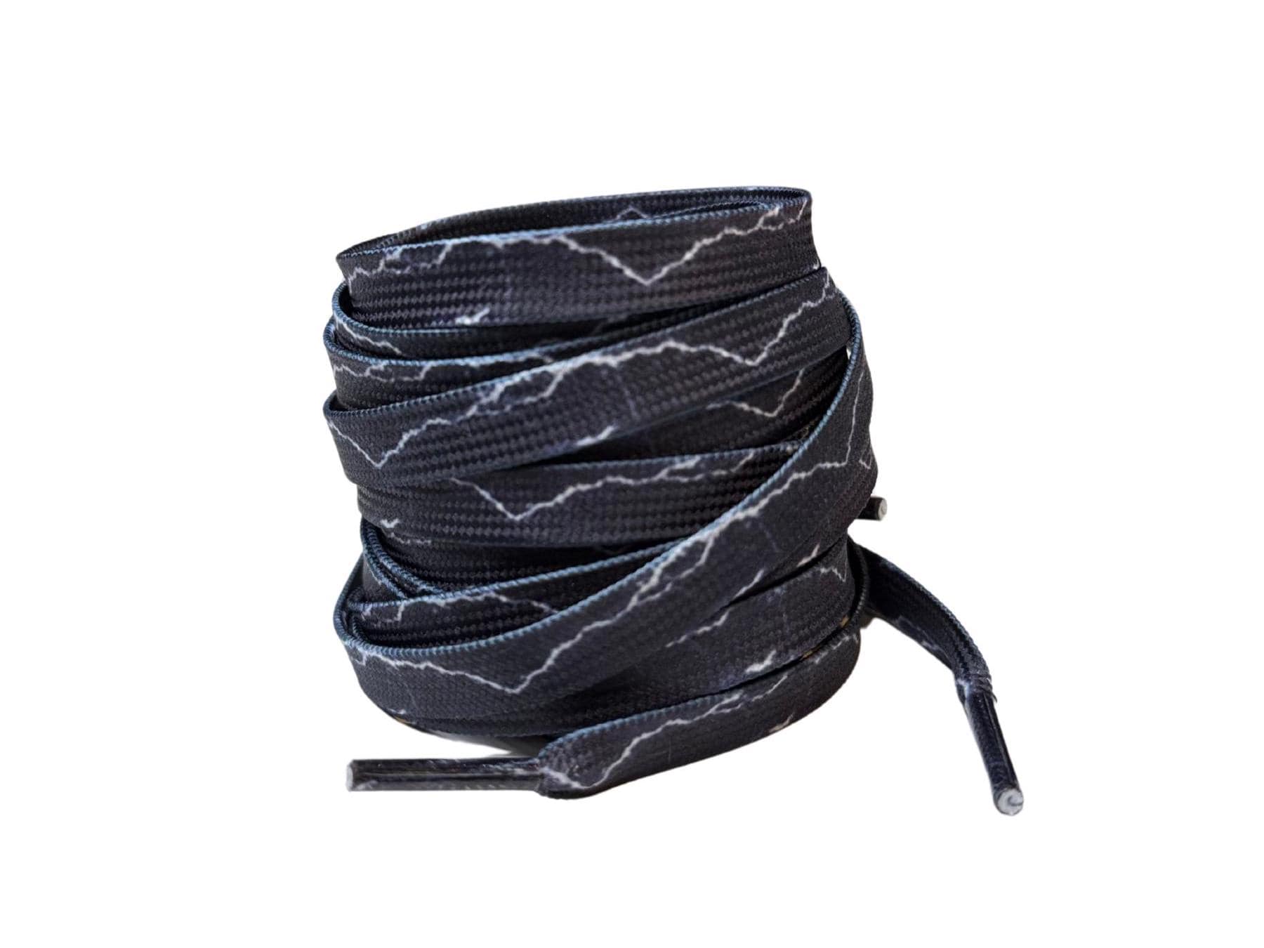Lightning Bolt Shoelaces: Polyester Sneaker Laces, 54 Inch - Etsy