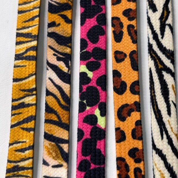 Animal Print Shoelaces