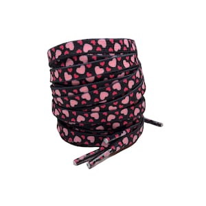 Cadarço: Mini Corações Rosa