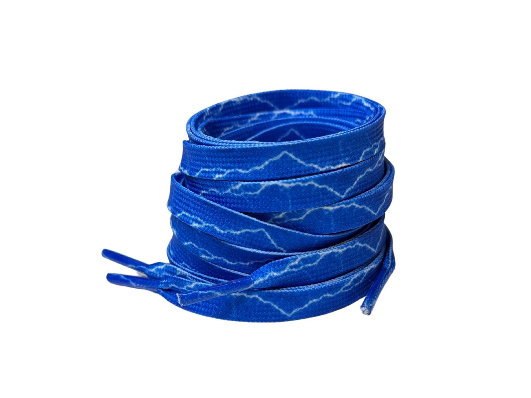 Lightning Bolt Shoelaces: Polyester Sneaker Laces, 54 Inch - Etsy