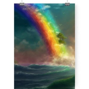 Schöne Natur Unbeschichtetes vertikales Poster - Serene Nature-Inspired Wall Art"