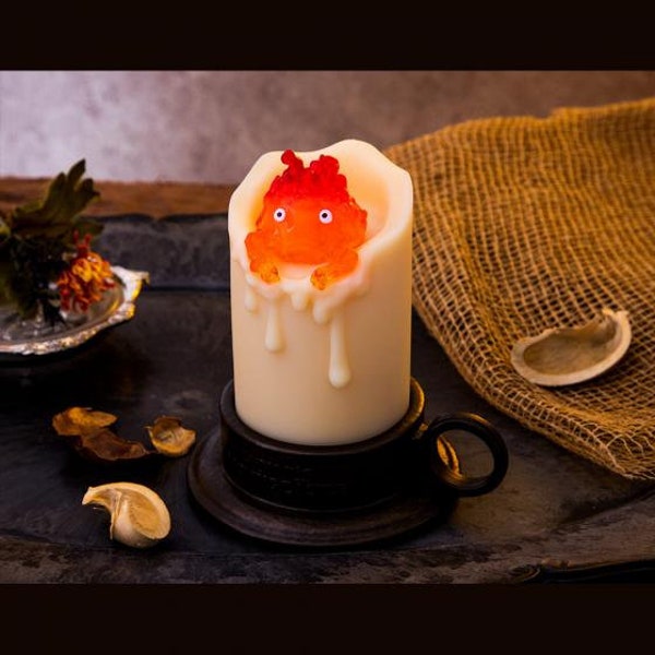 Calcifer Candle Etsy