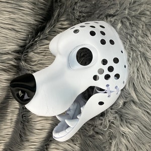 Canine Dire Wolf 3D printed fursuit head base kit