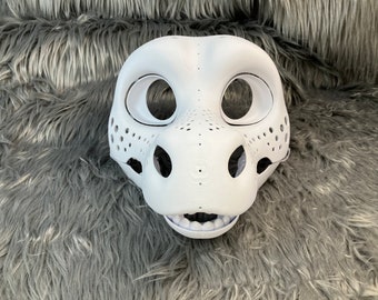 Round Dragon 3D gedruckter Fursuit-Kopf-Basis-Kit