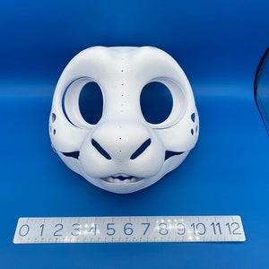 Small Dragon 3D printed fursuit head base kit