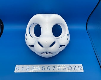 Small Dragon 3D printed fursuit head base kit