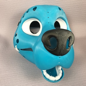 Toony Canine Wolf 3D printed fursuit head base kit