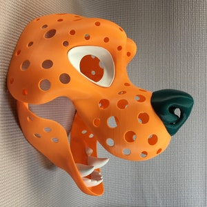 Toony Canine Rottie 3D printed fursuit head base kit