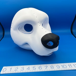 Kodiak Bear 3D printed fursuit head base kit