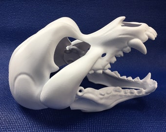 Canine Skull Dog 3D printed fursuit head base kit