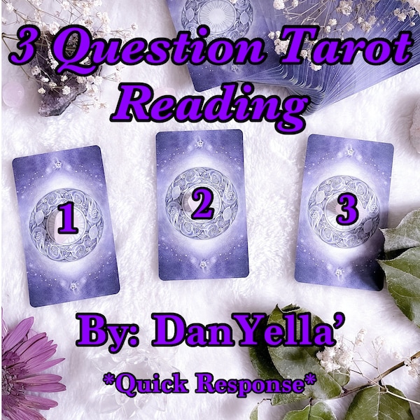 3 Question Tarot Reading l Quick Response l Intuitive l In Depth