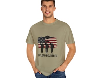 Camiseta de algodón patriótica de EE. UU.: 4 de julio, regalo militar