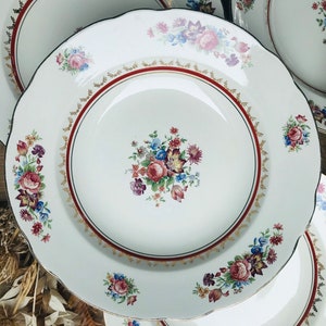 Set of 6 soup plates from the Faiencerie de Sarreguemines Model Fanchette image 2