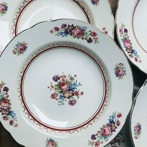 Set of 6 soup plates from the Faiencerie de Sarreguemines Model Fanchette image 3