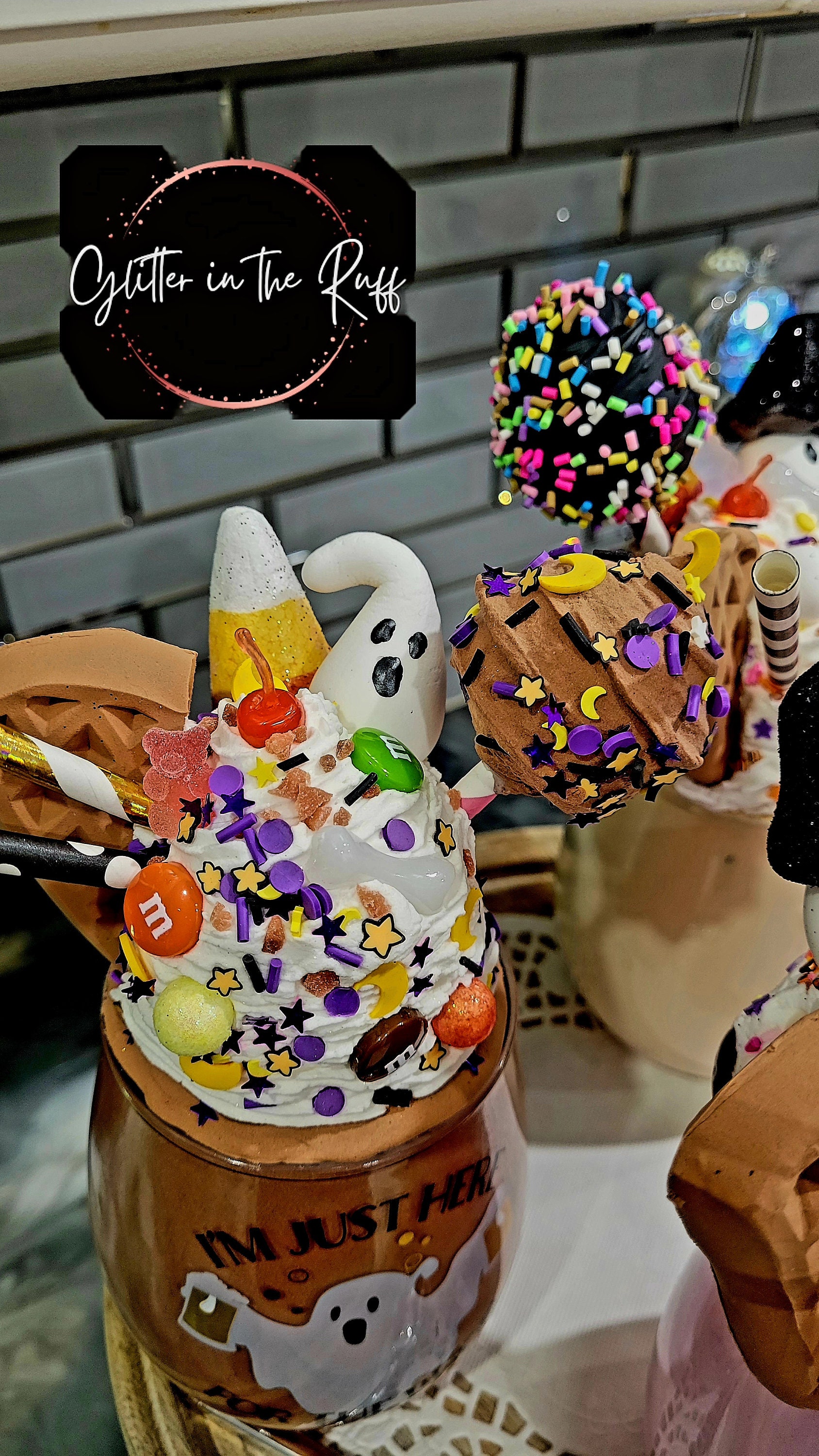 Fake Halloween Ice Cream Sundae - Etsy
