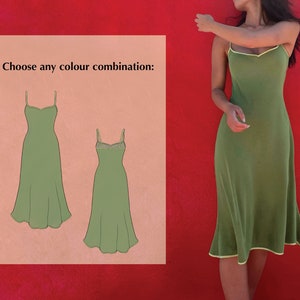 Patron de couture PDF numérique tutoriel vidéo pour la robe de graduation par Mai Ardor taille UK 12-20 image 4