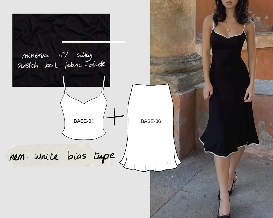 Digital PDF Sewing Pattern + Video Tutorial for BASE Collection 01 by ...