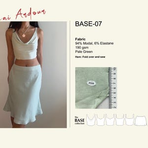Digital PDF Sewing Pattern + Video Tutorial for BASE Collection 07 by ...