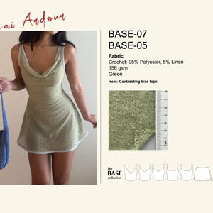 Digital PDF Sewing Pattern + Video Tutorial for BASE Collection 07 by ...