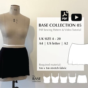 Digital PDF sewing pattern + video tutorial for BASE collection 05 by Mai Ardour