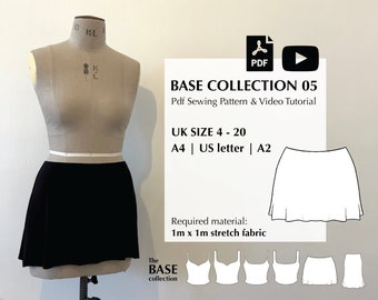 Digital PDF sewing pattern + video tutorial for BASE collection 05 by Mai Ardour