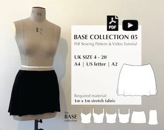 Digital PDF sewing pattern + video tutorial for BASE collection 05 by Mai Ardour