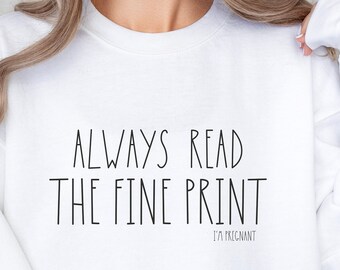 New Mom, I'm Pregnant, We're Pregnant, Pregnancy Announcement Shirt, Baby Reveal Shirt, Funny Shirt, Heavy Blend™ Crewneck Sweatshirt