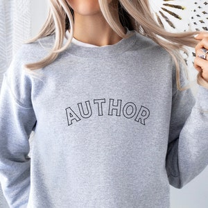 Gifts for Writers: Published Author Sweatshirt, Writer Gift, Future Best Selling Author Gift, Book Lover Gift,Christmas Gift,Unisex Crewneck
