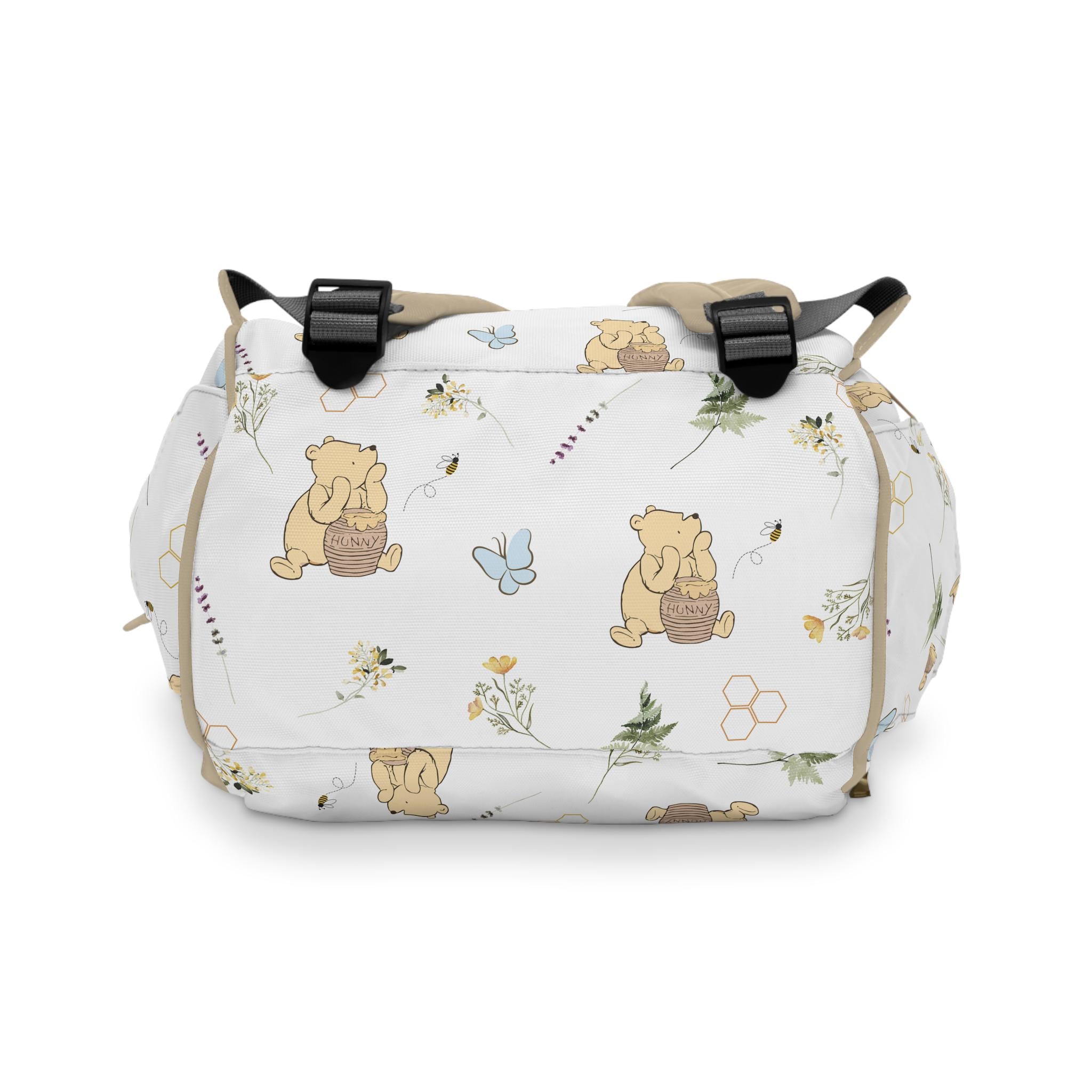 Honey Bear Diaper Backpack, Baby Changing Bag, Diaper Bag, Stylish ...
