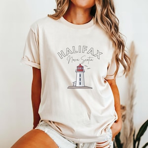 Halifax Nova Scotia Shirt, Halifax TShirt, Maritime East Coast Tee,Halifax, Nova Scotia, Canada, Comfort Colors, Unisex Garment-Dyed T-shirt