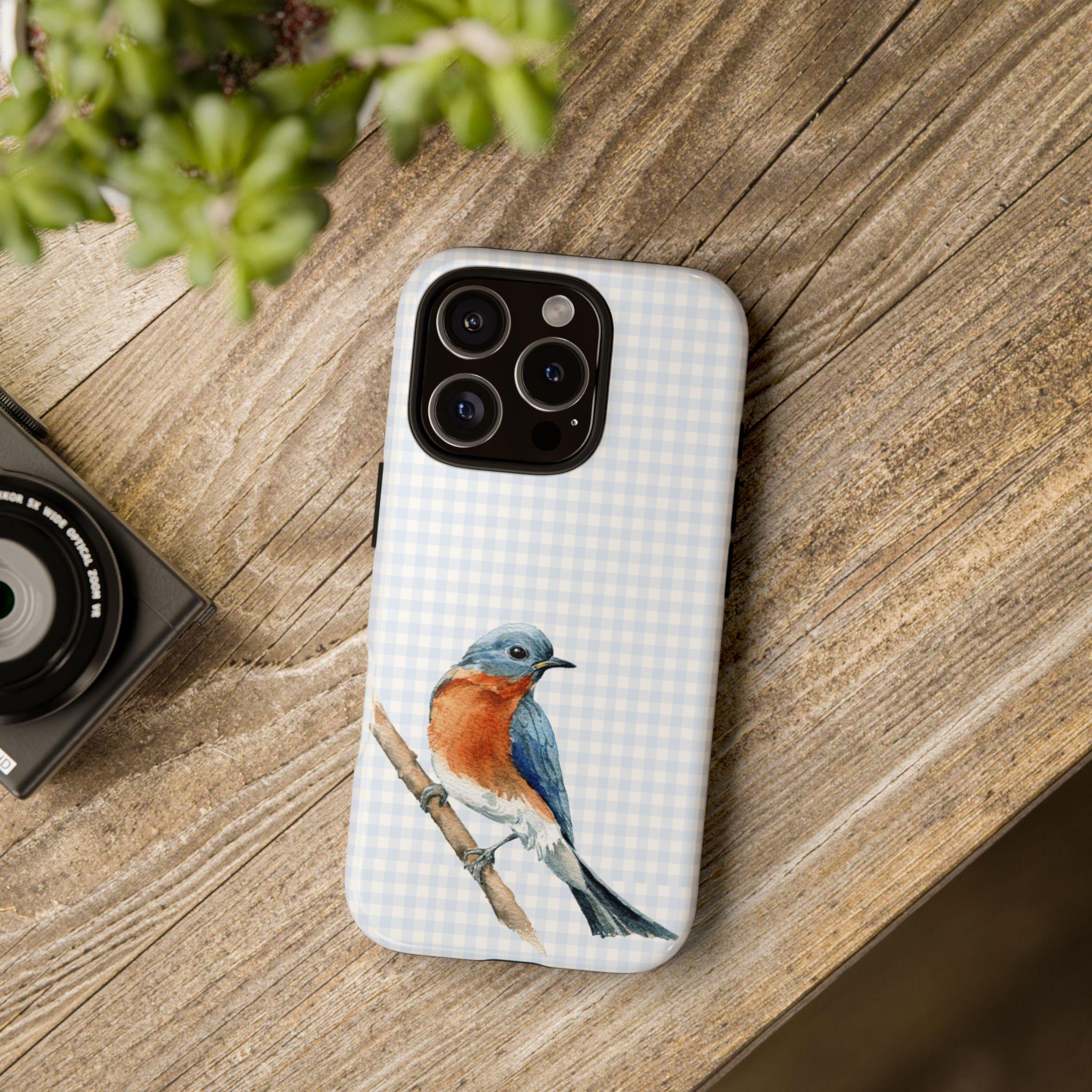 Bluebird Tough Cases, Phone Case, Protective Phone Cover, Blue
