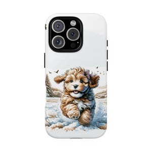 Étui pour iPhone Cavapoo, chien Cavapoo, étui pour iPhone, coque pour iPhone, coque Samsung, cadeau pour elle, étui de portable, coque de portable, étui Samsung, cadeau