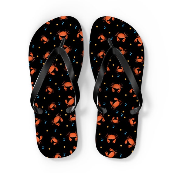 Crab flip flops hot sale