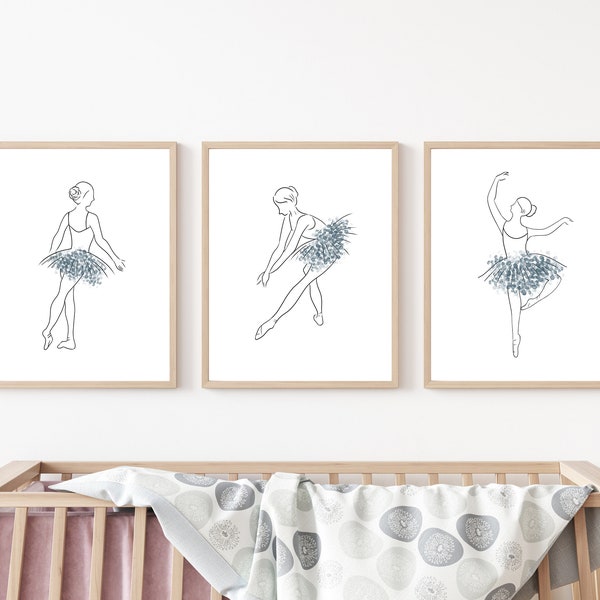 Ballerina Wall Art Etsy