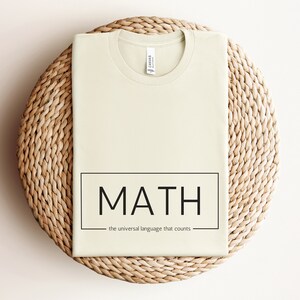 Math Teacher Tee, Gifts for Math Teacher, Back to School Shirt, Cool Math T-Shirt, Math Tshirt, Teacher Appreciation Gift, Math Teacher Gift