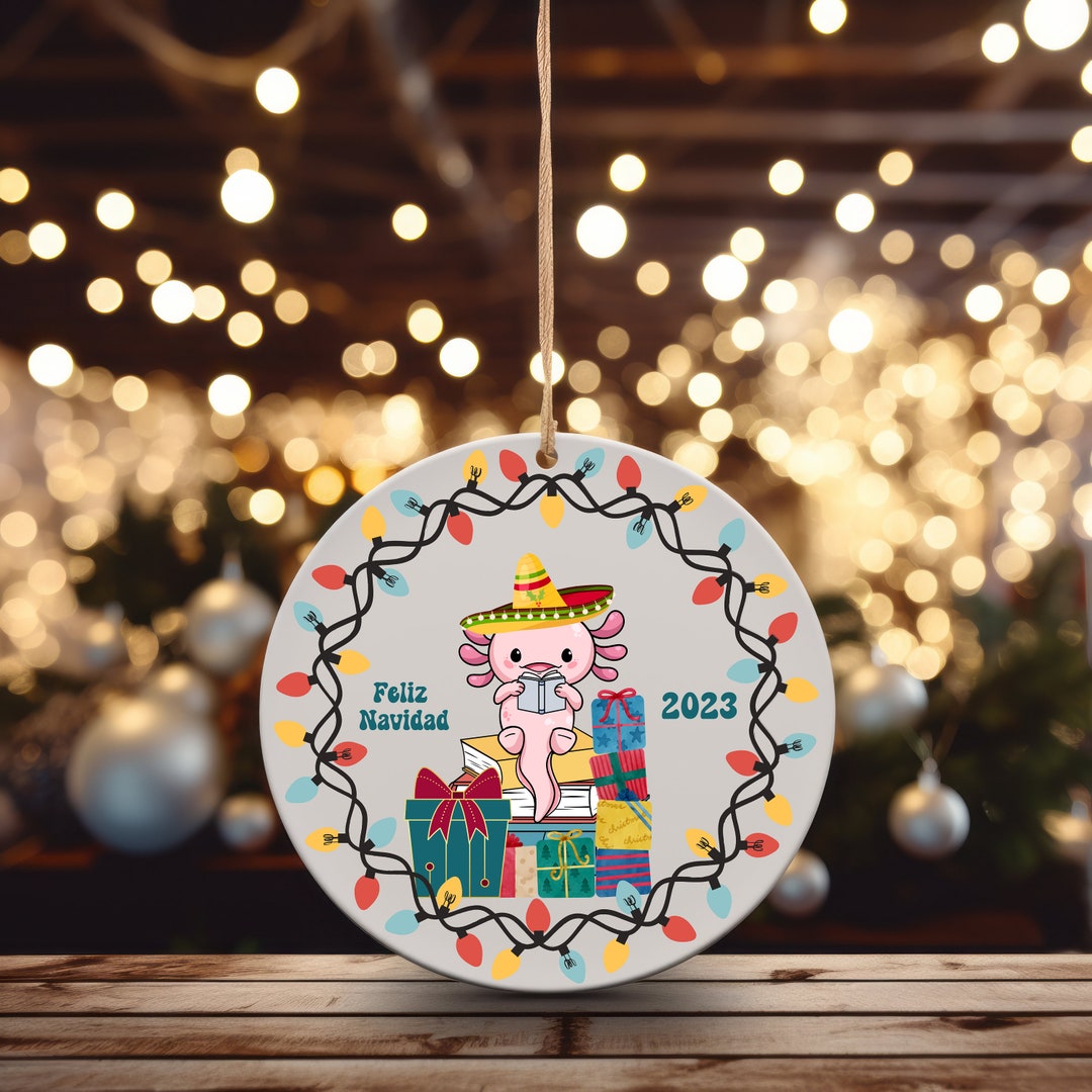 Axolotl Ornament, Cute Axolotl, Christmas Ornament, Axolotl, Amphibian