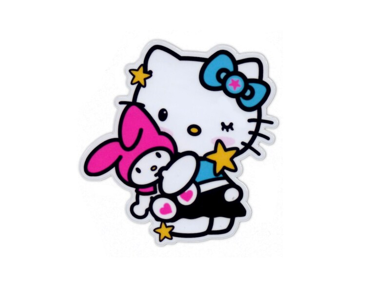 Hello Kitty Sticker My Melody Kawaii Etsy