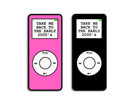 Y2K Ipod Nano Sticker | 2000s Throwback | Waterproof - Etsy