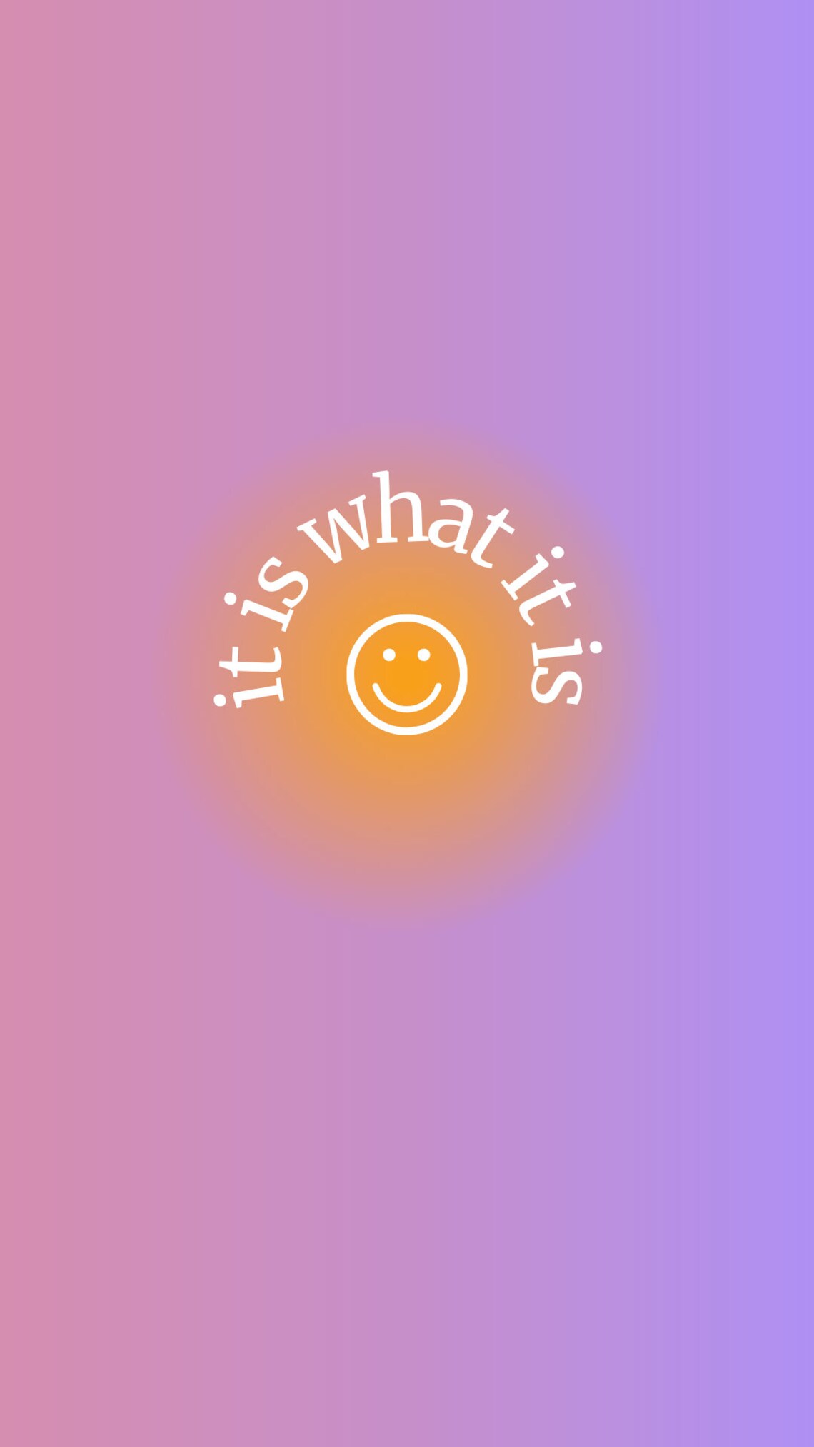 It is What It is iPhone Wallpaper - Etsy