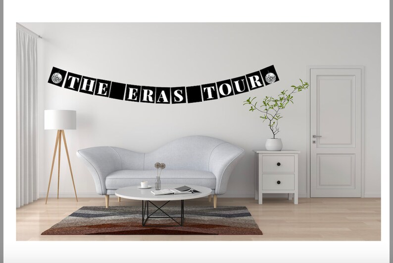 Taylor Swift Eras Tour Mirror Ball Banner Printable DIY Etsy