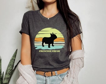 Frenchie Freak: French Bulldog Jersey Short Sleeve Tee