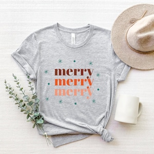 Merry Merry Merry Unisex Jersey Kurzärmeliges T-Shirt