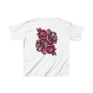 Kids Rose Eye front & Plack Panther back design by Kole Heavy Cotton™ Tee