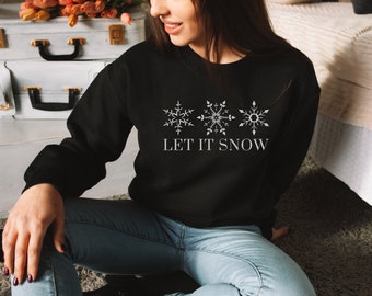 Let It Snow Unisex Heavy Blend Sudadera Crewneck