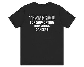 5678 Dance Supporter Tee, Unisex Dance Shirt, Thank You