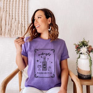 Midnight Margaritas T-Shirt, Practical Magic Tee, Halloween Shirt, Witchy Apparel, Margarita Shirt, Friends Tee
